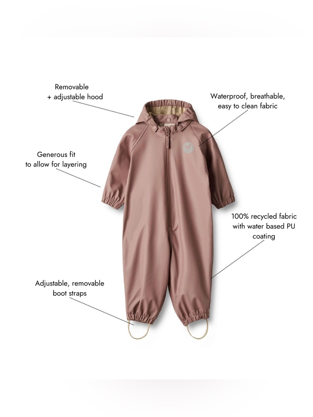 Wheat Mika Rainsuit